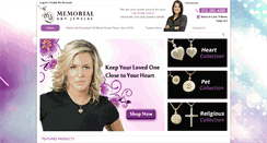 Desktop Screenshot of memorialurnjewelry.com